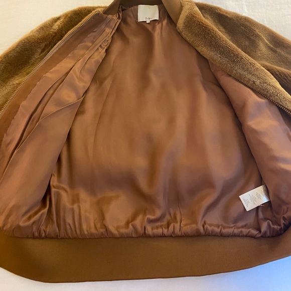Tibi faux brown fur jacket - Picture 3 of 5